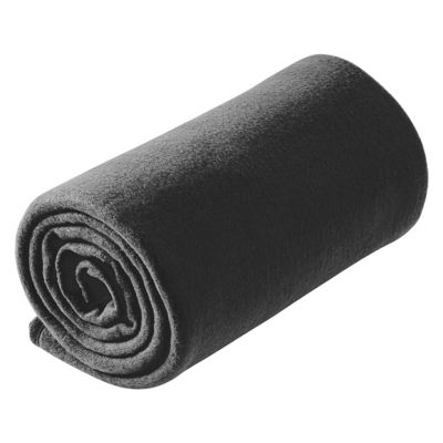 Плед дорожный флисовый Comfort Travel Blanket Warm, темно-серый, размер 152*127 см
