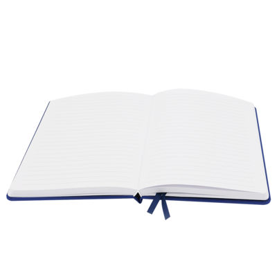 Блокнот A5 Veles в твёрдом переплёте, тёмно-синий