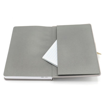 Блокнот A5 Veles в твёрдом переплёте, серый
