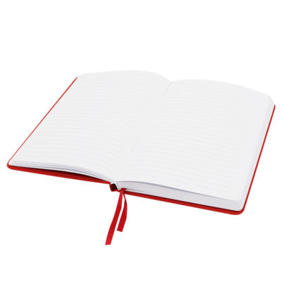 Блокнот A5 Veles в твёрдом переплёте, красный