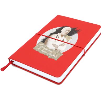 Блокнот A5 Veles в твёрдом переплёте, красный