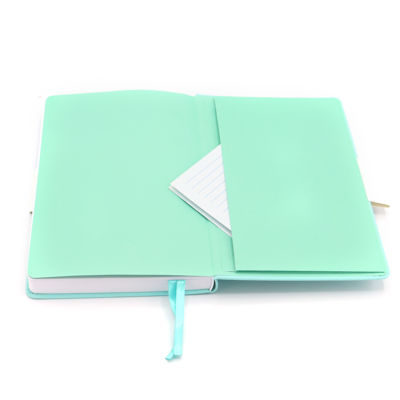 Блокнот A5 Veles в твёрдом переплёте, бирюзовый
