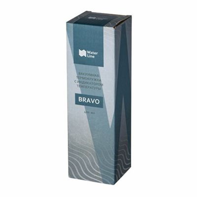 Вакуумная термокружка Waterline с медной изоляцией Bravo, 400 мл, синий