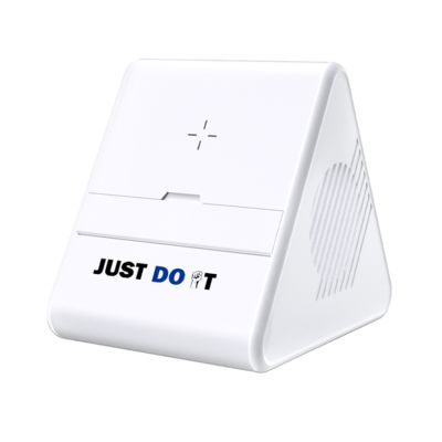 Колонка Dorn с беспроводной зарядкой, белый