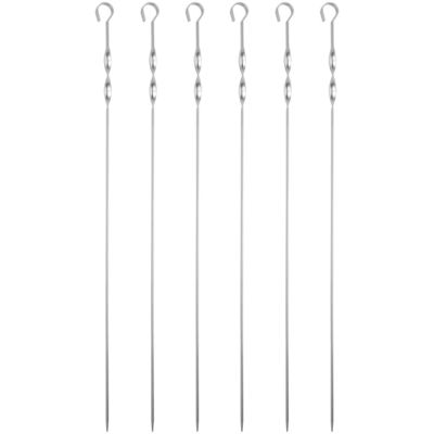 Набор шампуров в чехле Long Bower, серый