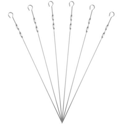 Набор шампуров в чехле Long Bower, серый