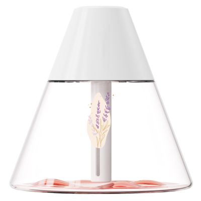 Светодиодный USB увлажнитель-аромадиффузор Cone, белый