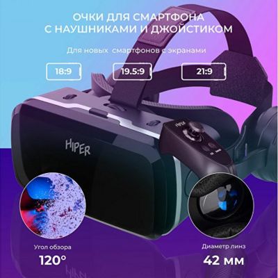 Очки виртуальной реальности HIPER VR MAX