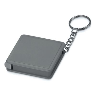 Брелок Tools рулетка Сантиметр, 1 м, темно-серая, пластиковая