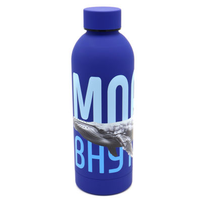 Термобутылка Perfecto софт-тач, синий