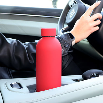 Термобутылка Perfecto софт-тач, красный