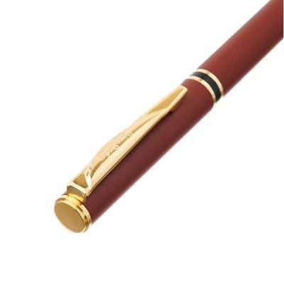 Ручка 2 в 1 шариковая и перьевая Pierre Cardin COMBI PEN, цвет - терракотовый. Упаковка Е