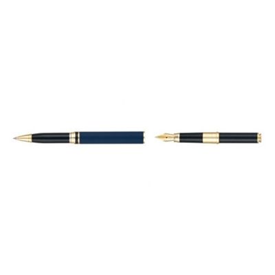 Ручка 2 в 1 шариковая и перьевая Pierre Cardin COMBI PEN, цвет - синий. Упаковка Е