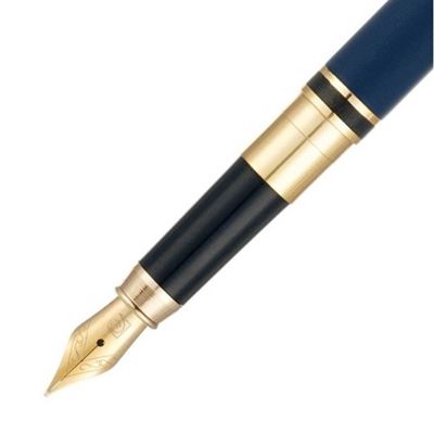 Ручка 2 в 1 шариковая и перьевая Pierre Cardin COMBI PEN, цвет - синий. Упаковка Е