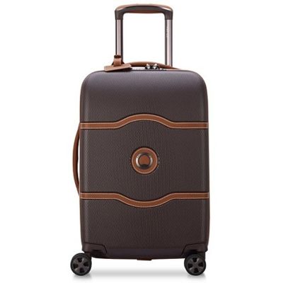 Чемодан 4-х колесный DELSEY, CHATELET AIR 2.0, 38л, коричневый