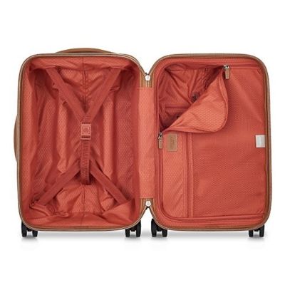 Чемодан 4-х колесный DELSEY, CHATELET AIR 2.0, 38л, коричневый