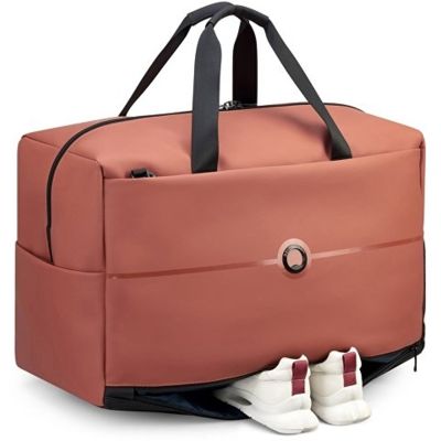 Сумка дорожная DELSEY, TURENNE, 46л, красно-коричневый