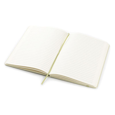 Блокнот из растительного сырья Tutti Frutti в твёрдом переплёте, киви