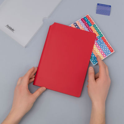 Ежедневник Molto недатированный, красный