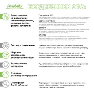 Ежедневник Spark недатированный, серебряный (с упаковкой, со стикерами)