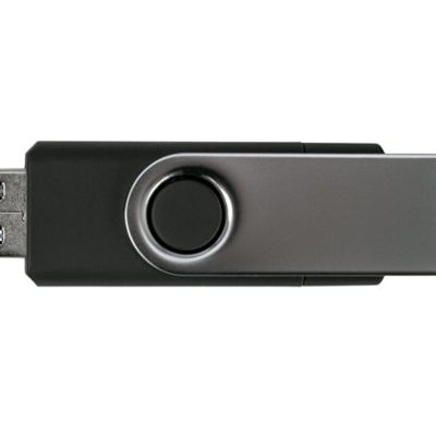 USB3.0/USB Type-C флешка на 32 Гб Квебек C, черный