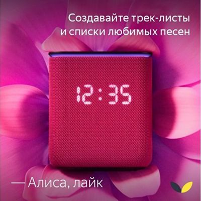 Умная колонка ЯНДЕКС Станция Миди с Алисой, с Zigbee, 24 Вт, цвет: черный (YNDX-00054BLK)