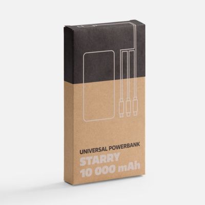 Аккумулятор Uniscend Starry, 10000 мАч, синий