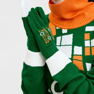 Перчатки вязаные Guanti на заказ, акрил, размер L/XL