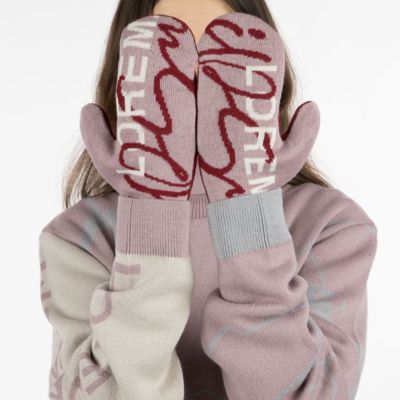 Варежки на заказ Mani, полушерсть, размер M