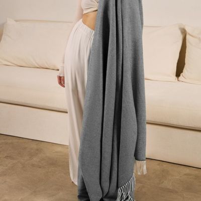 Плед «Гирвас», серый