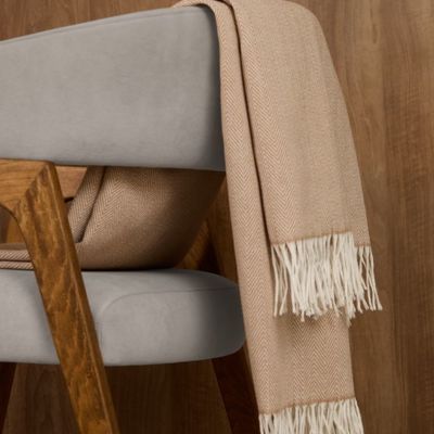 Плед «Гирвас», бежевый