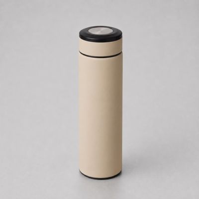 Термос Confident с покрытием soft-touch 420мл, бежевый