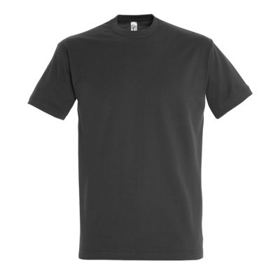 Футболка мужская IMPERIAL, антрацит, 4XL, 100% хлопок 190г/м2