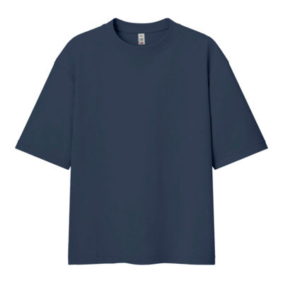 Футболка мужская оверсайз LIBRA, тёмно-синий, M/L, 100% хлопок, 220 г/м2
