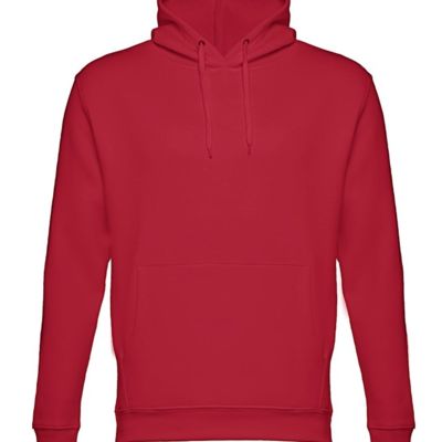 Толстовка мужская с капюшоном PHOENIX, бордовый, L, 50% хлопок, 50% полиэстер, плотность 320 г/м2