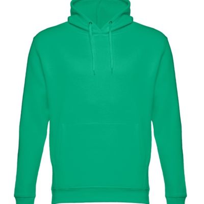 Толстовка мужская с капюшоном PHOENIX, зелёный, L, 50% хлопок, 50%  полиэстер, плотность 320 г/м2