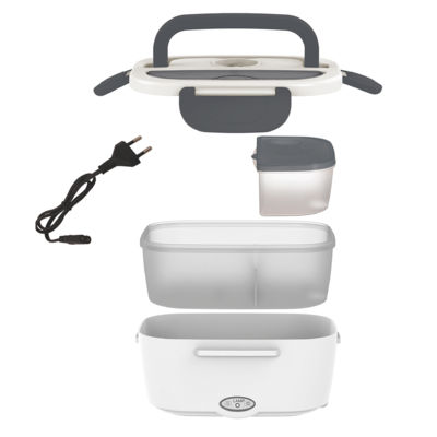 Ланчбокс с подогревом Yummybox, серый