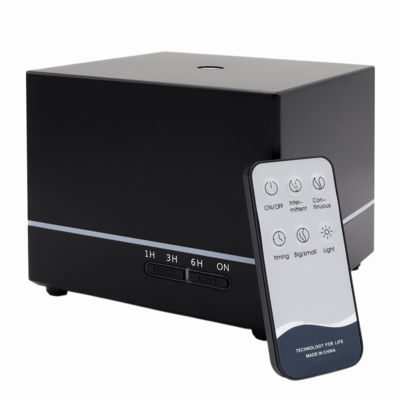 Светодиодный увлажнитель Wisdom с подсветкой гравировки, черный