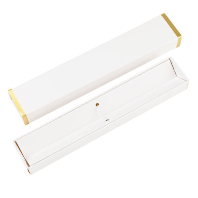 Ручка Senator в коробке Cradle белой с позолотой, белая