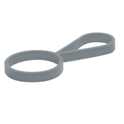 Кольцо-держатель силиконовое для термобутылки Olivia, серый