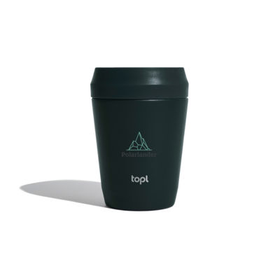 Термостакан Topl из переработанной стали с крышкой 360°, 235 мл