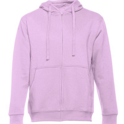 Толстовка мужская с капюшоном на молнии AMSTERDAM, сиренев., XL, 50% хлопок, 50% полиэстер, 320 г/м2