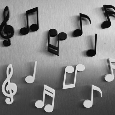 МАГНИТЫ MEMODY MAGNET (6 ШТ. / УПАК.), чёрные