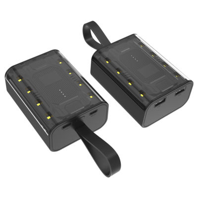 Внешний аккумулятор Courage, 5000 Mah, черный