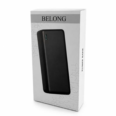 Внешний аккумулятор Belong, 20000 Mah, черный