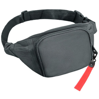 Поясная сумка SPLIT TO GO, Серый/Красный