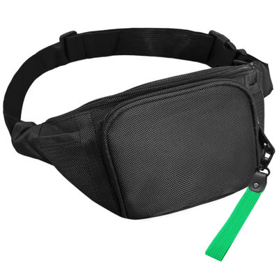 Поясная сумка SPLIT TO GO, Чёрный/Зелёный
