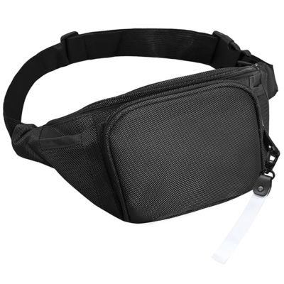 Поясная сумка SPLIT TO GO, Чёрный/Белый