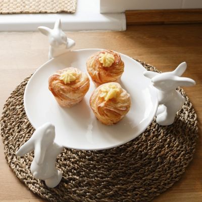 Тарелочка для сладостей "Воришки" (NEW), 23.5 см, Белый