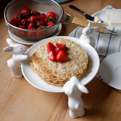 Тарелочка для сладостей "Воришки" (NEW), 23.5 см, Белый